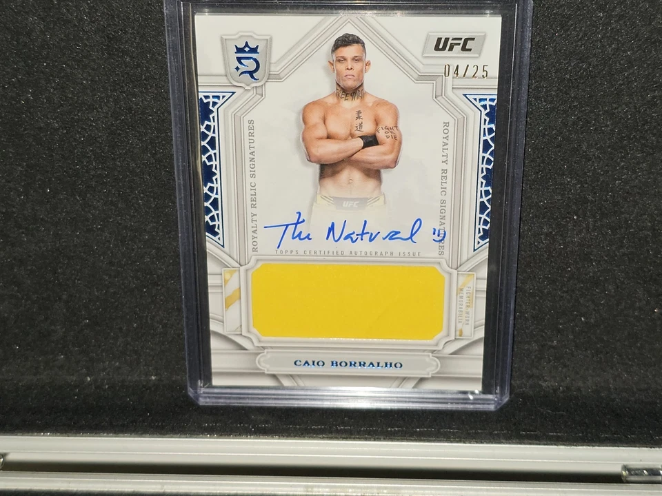 Topps UFC Royalty Caio Borralho 2024 automático/25 The Natural Foto 3 de 4