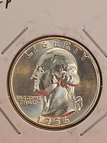1956 Silver Washington  Quarter Uncirculated