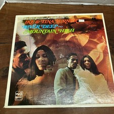 Ike & Tina Turner &ndash; River Deep Mountain High LP Record 1969 A&M Soul Rock 33 RPM