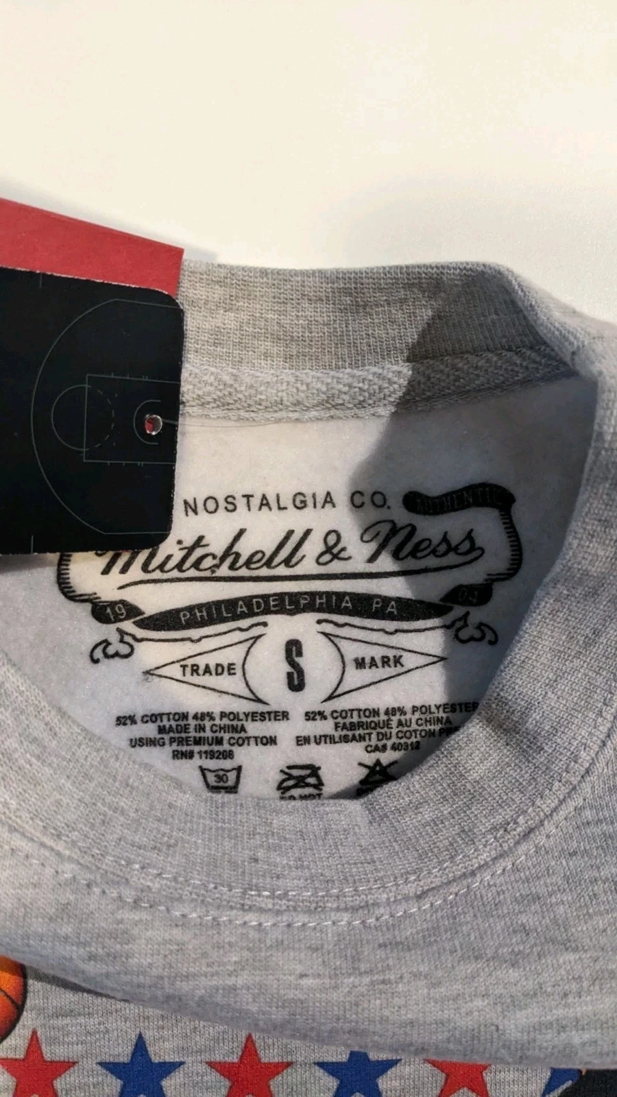 Mitchell & Ness NBA 1985 All Star Game Crewneck Sweatshirt Size