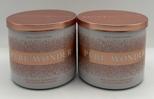 NEW Bath & Body Works 3 Wick Pure Wonder 14.5...