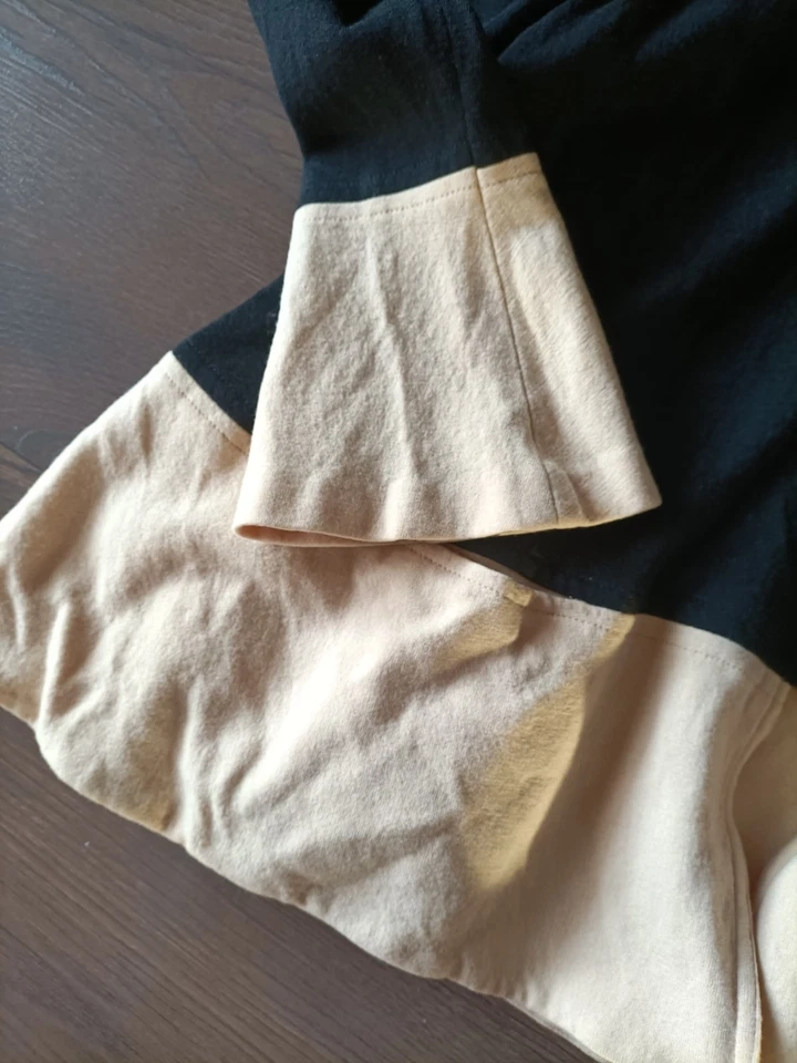 Vintage Original 1972 Biba Black White Monochrome Cotton Wool Trapeze Coat  - Image 4 of 4