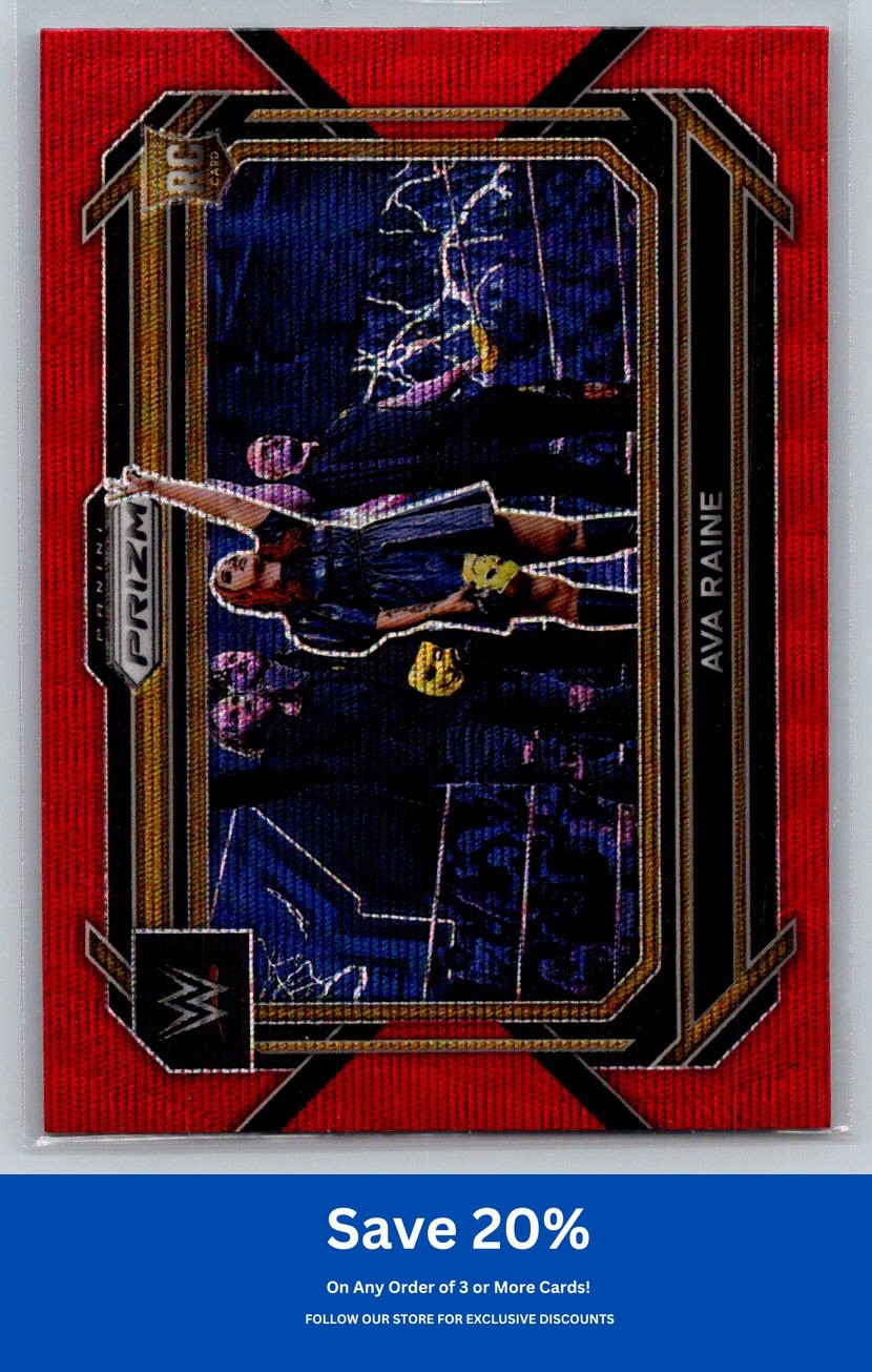Ava Raine Rookie 2023 Panini Prizm WWE #56 Ruby Wave CB4