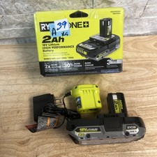 Ryobi One 2Ah 18v Lithium Ion Battery And Charger Kit - PBP003A OPEN BOX