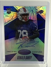 2015 Certified Signatures Mirror Blue #CS-RD, RONALD DARBY RC /50, Buffalo Bills