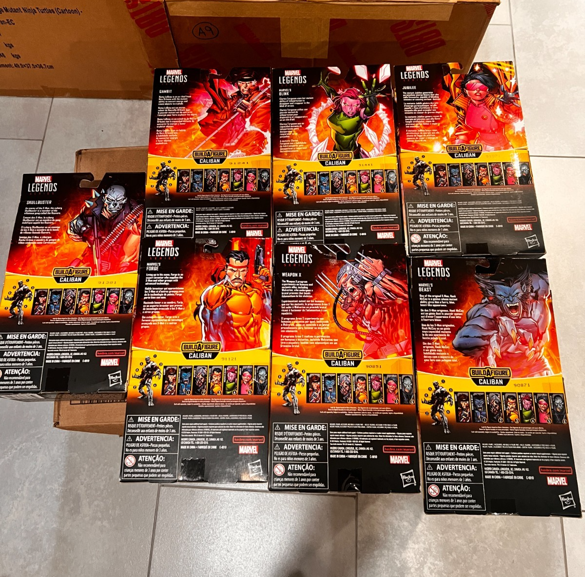 Hasbro Marvel Legends Caliban BAF wave COMPLETE | eBay