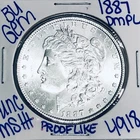 1887 BU UNCIRCULATED MORGAN SILVER DOLLAR AUTHENTIC U.S. MINT FREE SHIPPING 4918