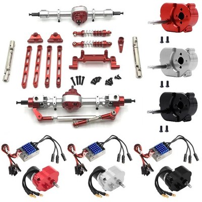 Full Car For 1/12 MN82 LC79 MN78 RC Full Metal Assembly Kit Motor Gearbox Parts