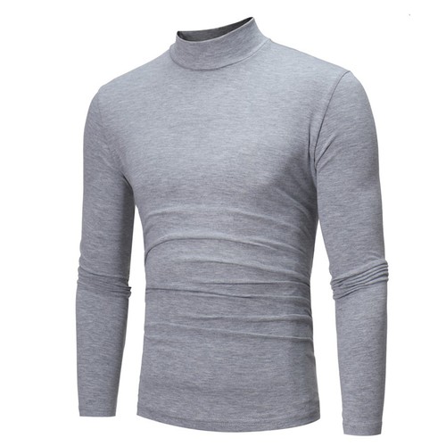 Herren Fleece Unterhemd Thermohemd Langarmshirt Oberteile Freizeit Sweatshirt - Bild 19 von 19