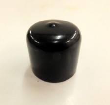 3/4", 7/8", 1-1/8", FLEXIBLE VINYL RUBBER END CAPS, BLACK, ORANGE