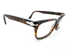 Persol 3078-V Eyeglasses FRAMES 24 Brown Tortoise 53 17-145 Italy Silver L974
