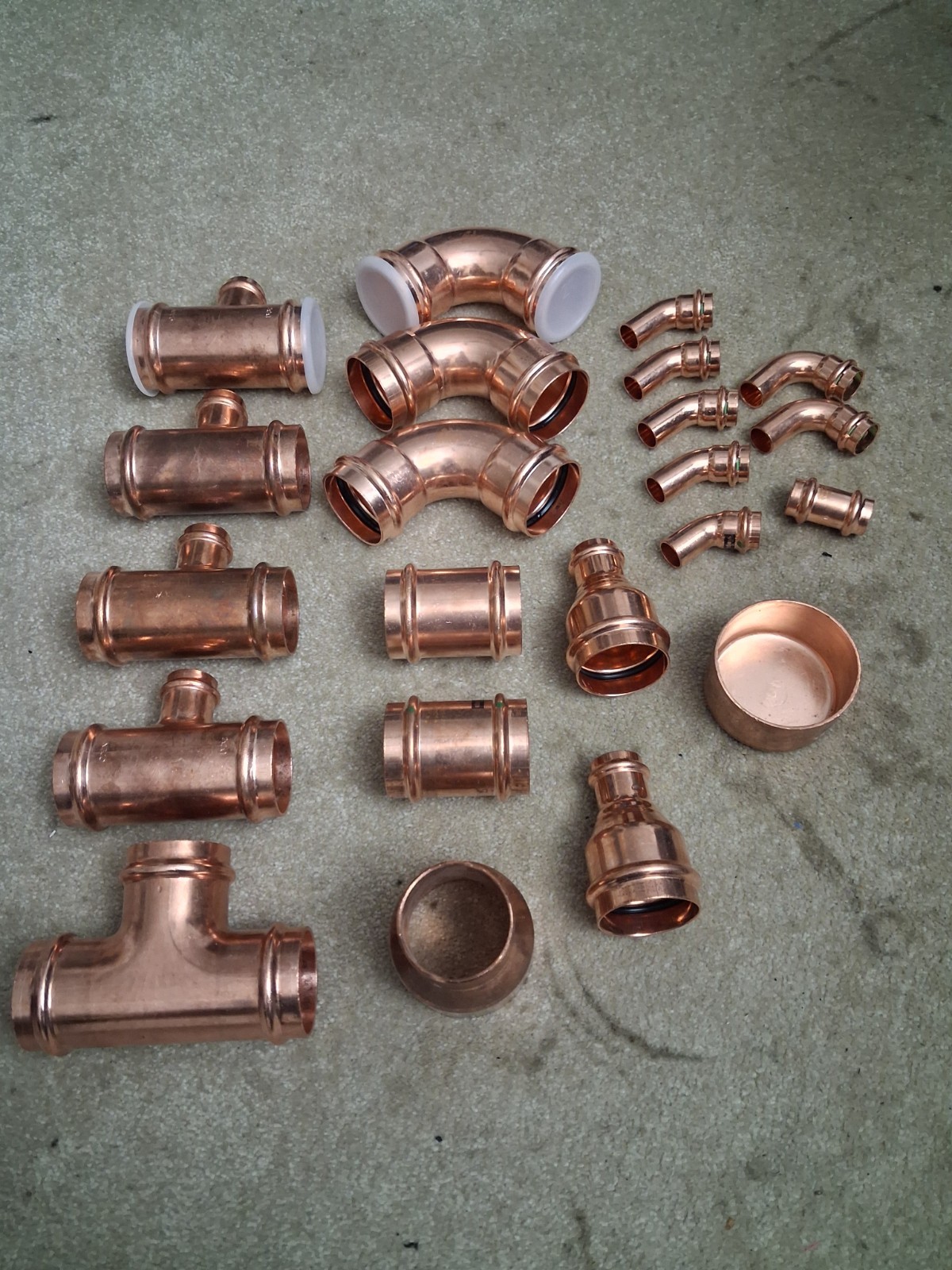 Listing TitleNIBCO Press System Copper Fittings Lot – Brand New 29-Pc Set 