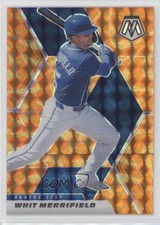 2021 Panini Mosaic Reactive Orange Mosaic Prizm Whit Merrifield #14 0w7