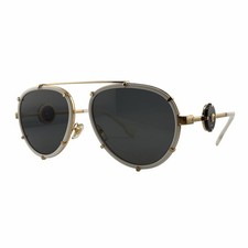 Versace VE2232 White  Gold Women's Sunglasses 61mm 18mm 145mm - 1471/87