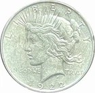 1922-P Peace Dollar 90% Silver