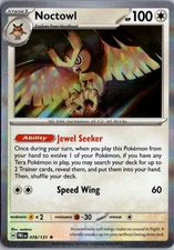 Noctowl Rare SV: Prismatic Evolutions 078/131 NM