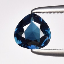 💎 0.42ct 5x5mm VS Pear Natural Blue Indicolite Tourmaline - Unheated Africa Gem