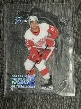 2025-26 Upper Deck Flair Carter Mazur Wave of The Future WF-19 Detroit Red Wings