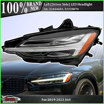 NEW Left Driver Side LED Headlight AFS Adaptive For 2019-2023 S60 V60 32404683