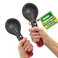 Vibrant 10.2 Maracas - 2 Pc Set for Parties, Music,  Performances