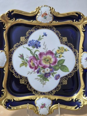 Lindner kobaltblau blau Prunkschale 34 Cm