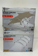 Commercial Electric 6 in. LED Slim 3 CCT Canless Recessed Light Kit White 7 PACK