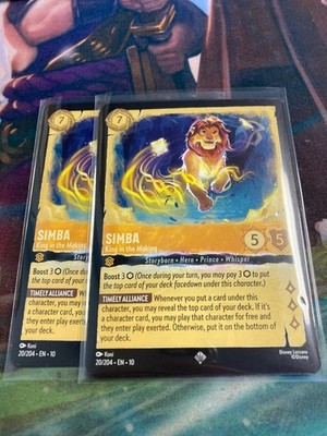 Simba - King in the Making Whispers Well 4x x4 Disney Lorcana Playset