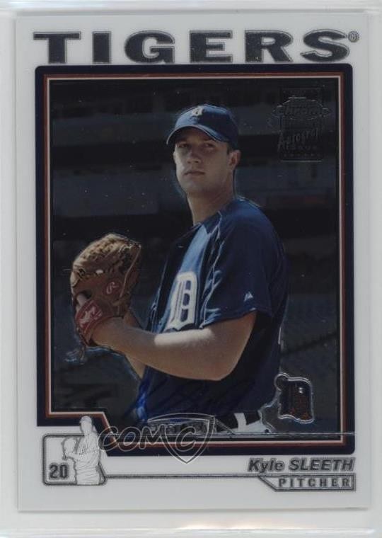 2004 Topps Chrome Kyle Sleeth #239 Rookie Auto RC n1u