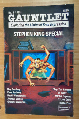 Gauntlet No 2 1991 Stephen King special Ray Bradbury Andrew Vachss Piers Anthony