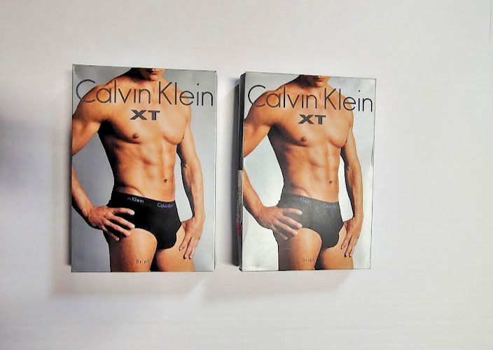NEW Vtg Mens Size Medium Calvin Klein XLT Men's Black Briefs Pair Deadstock M