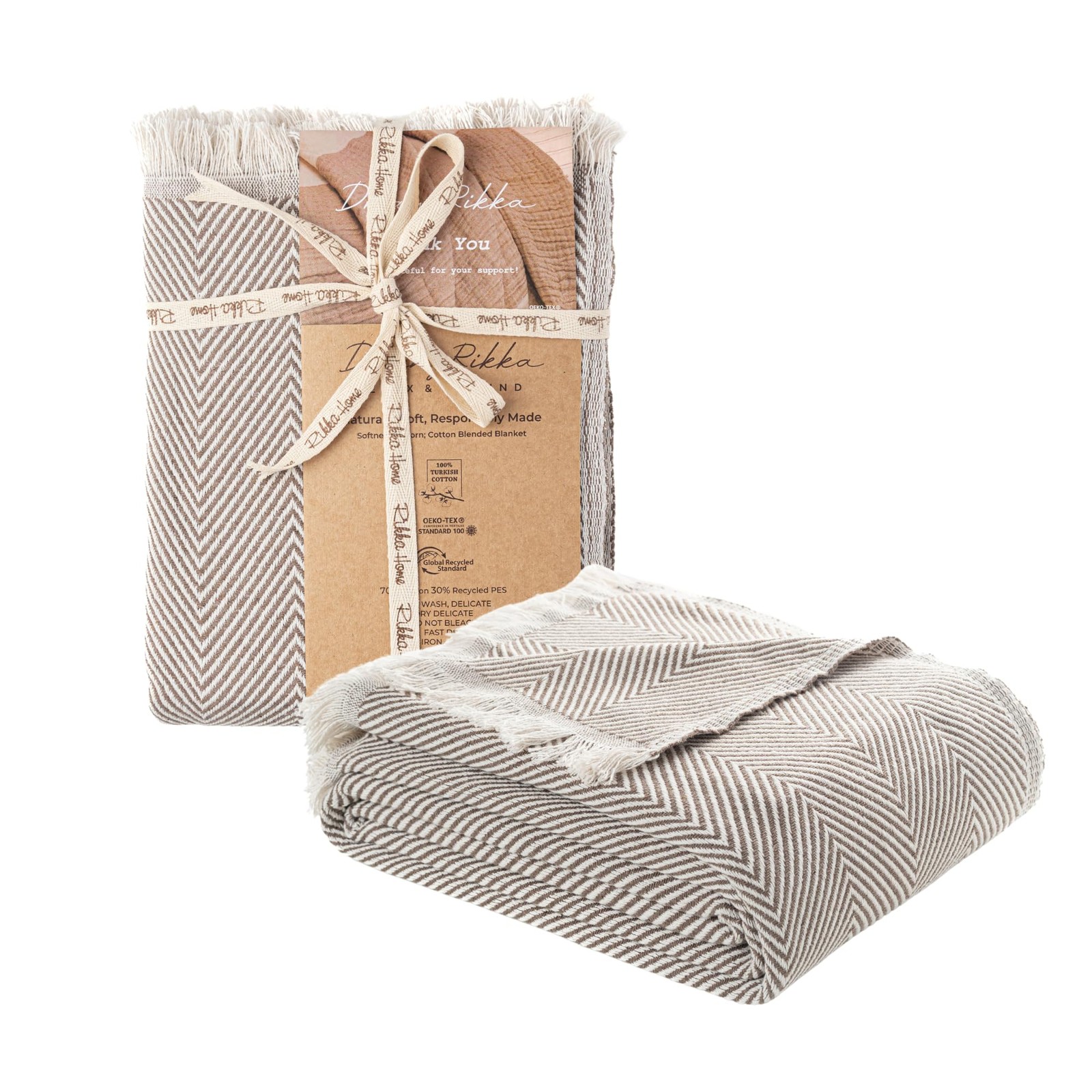 Farmhouse Throw Blanket Lightweight Bo...