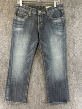 Vtg Chip And Pepper Cropped Jeans High Maintenance Sz 28 Made in USA Y2K Cotton