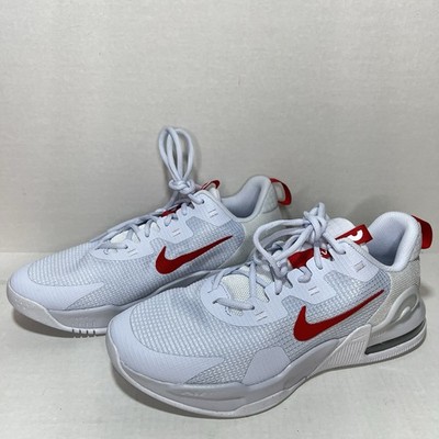 Nike Mens Size 9 Air Max Alpha Trainer 5 (DM0829 012)Grey/Red Running Sneaker