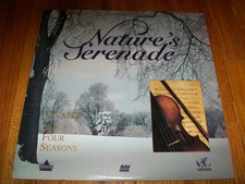 NATURE'S SERENADE Laserdisc LD VIVALDI - THE FOUR SEASONS VERY GOOD CONDITION