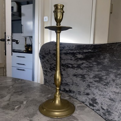 Messing Kerzenständer 12 cm hoch massiv Messing Vintage
