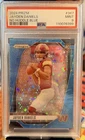 2024 Panini Prizm Rookies Jayden Daniels Blue No Huddle Prizm /99 (RC) PSA 9