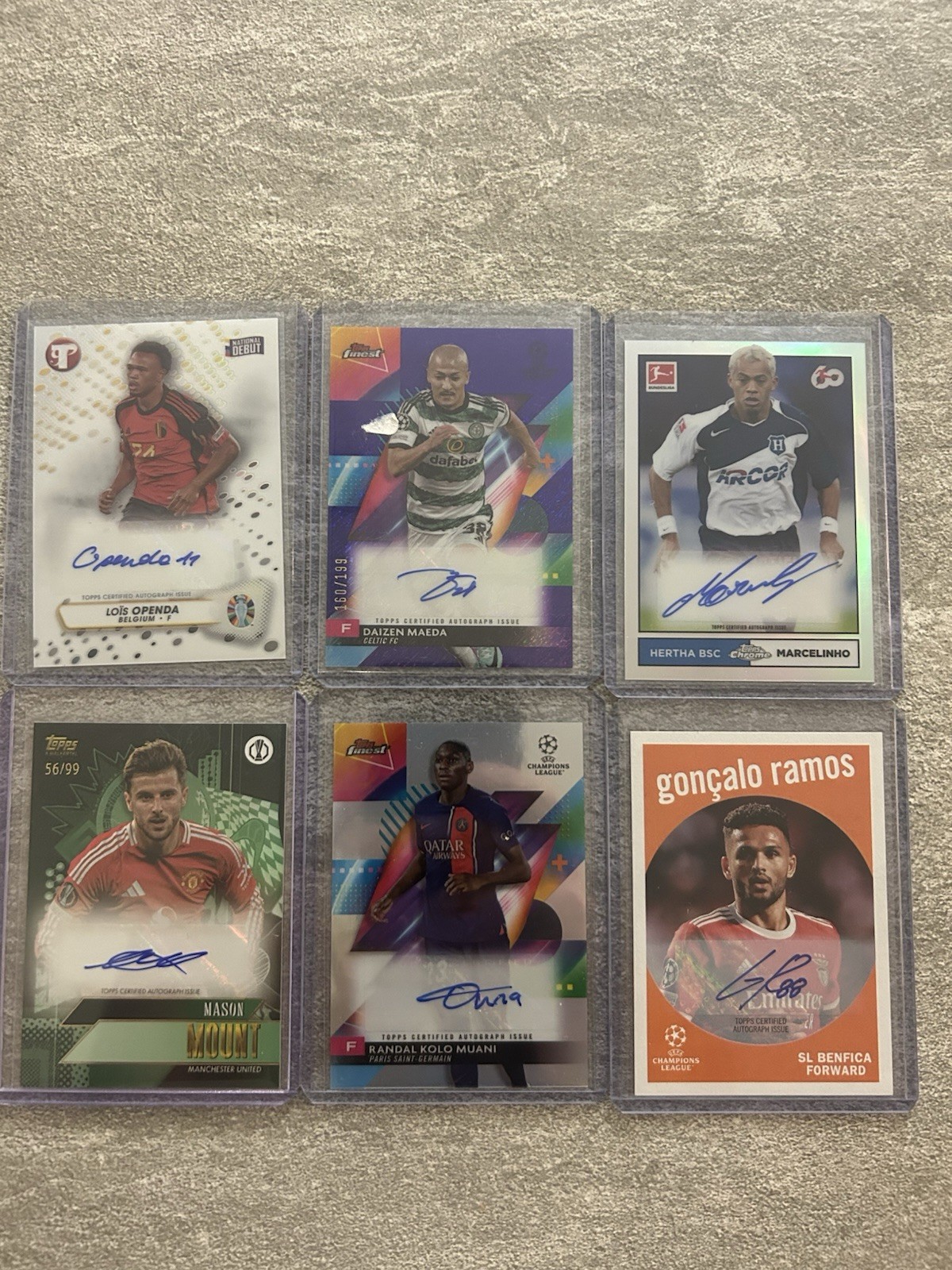 6 Auto Lot Mount, Openda, Kolo Muani, Ramos,maeda, Marcelinho