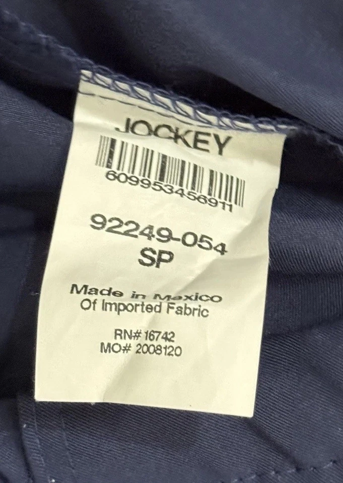 赛马磨砂裤女式小号小号海军蓝抽绳工装袋 — 第 4/4 张图片