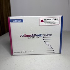 Sneak Peek Gender Early DNA Test At Home DNA Collection Kit NEW Exp: 12/2021