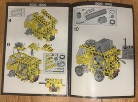 LEGO Technic Universal Building Set 8020 Boxed Set + 8700 Motor Set Complete
