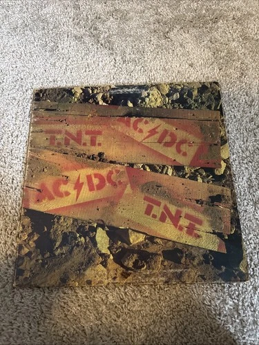 AC/DC - TNT LP Vinyl First Press 1975 Albert Productions Blue Label