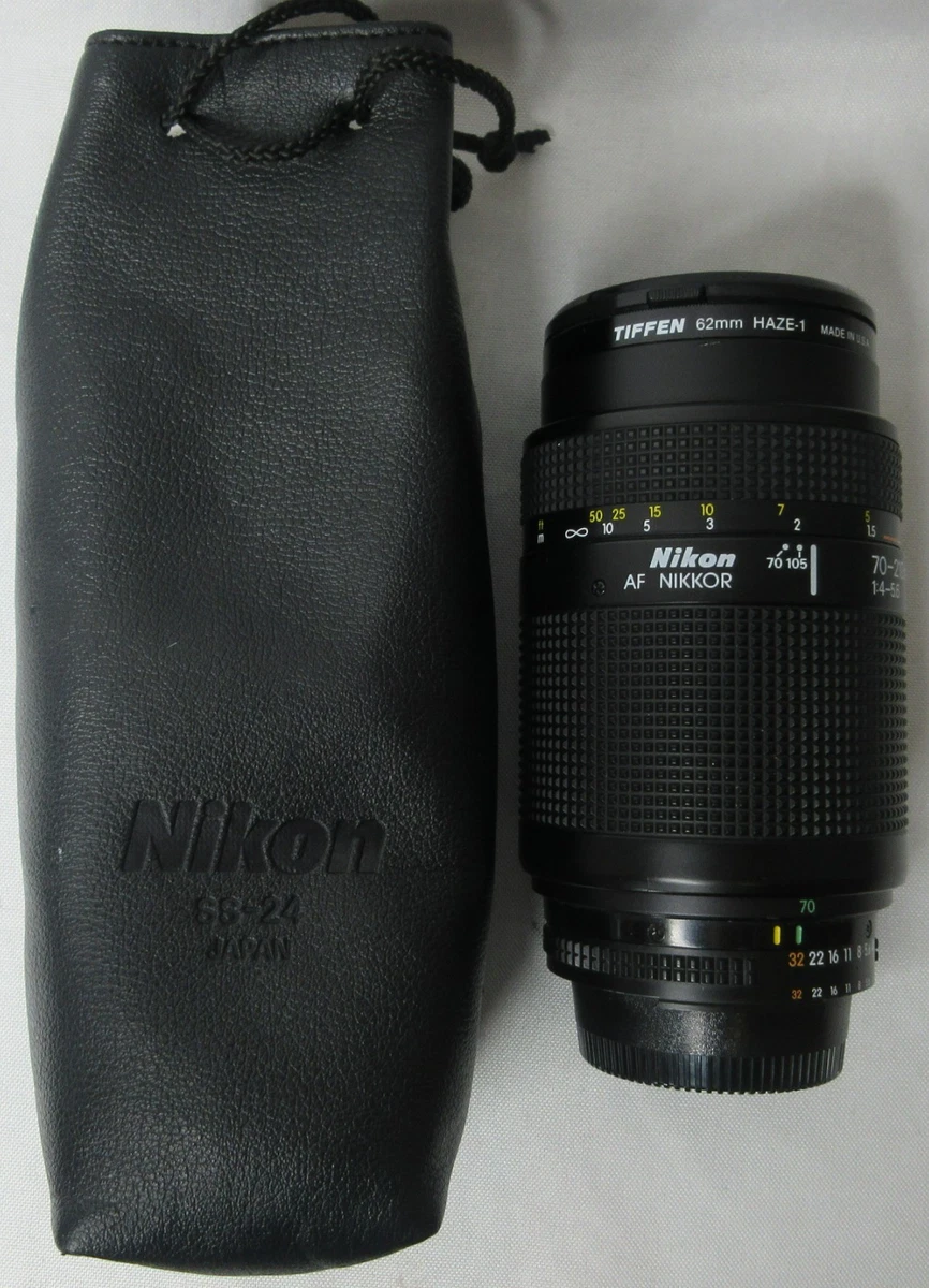 Nikon F Camera Lenses 70-210mm Focal f/4-5.6 Maximum Aperture for