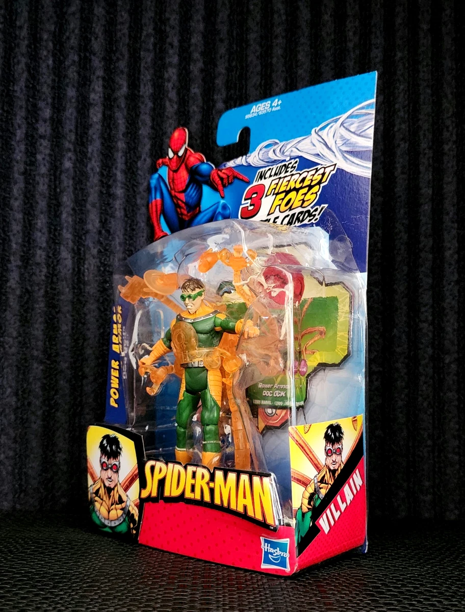 Spider-Man Power Armor Doctor Octopus Figure + Fiercest Foes Cards (2009) Hasbro
