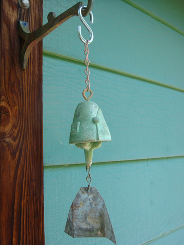 Paolo Soleri 9" Bronze Wind Bell - 2" Bell Amazing Verdigris Natural Patina NEW - Picture 12 of 20