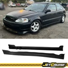 Fits 96-00 Honda Civic 2/3 Door CS Style Side Skirts Rocker Panel Unpainted PU