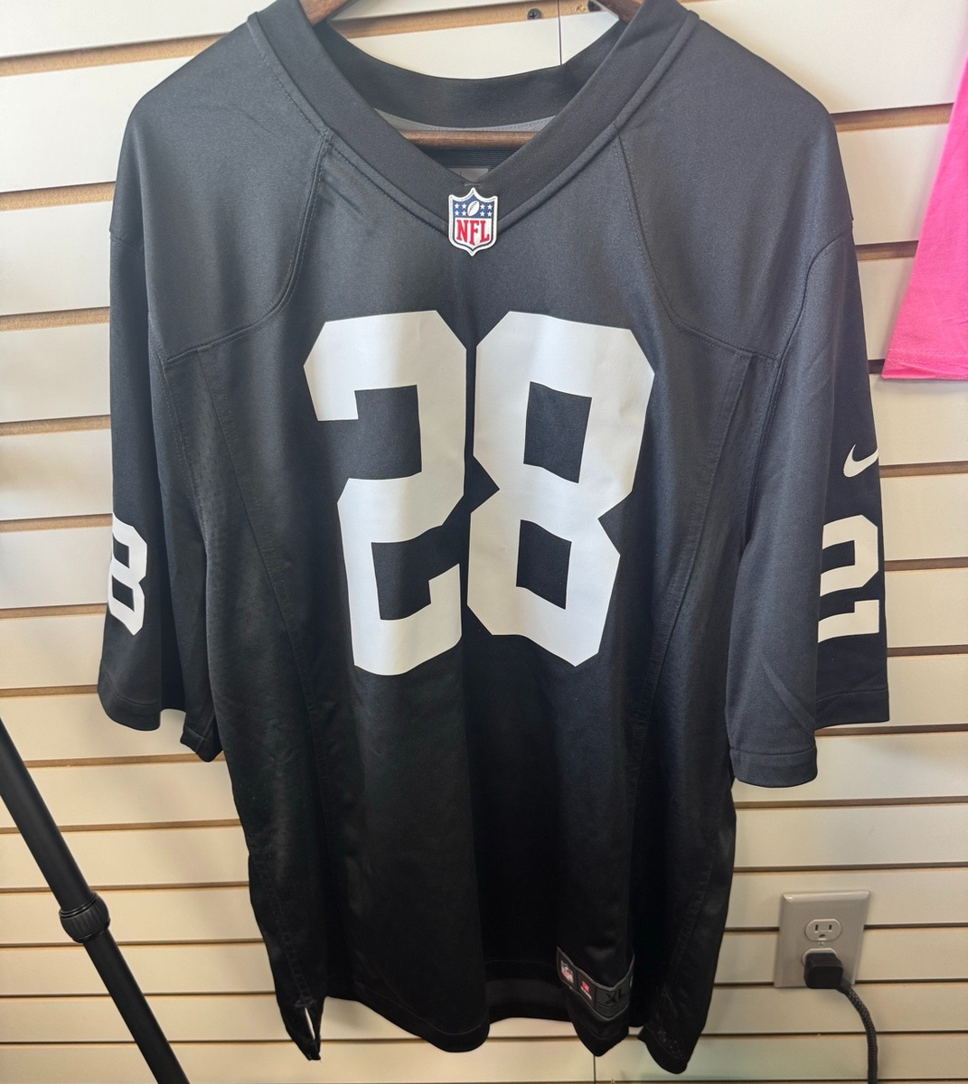 Nike Josh Jacobs #28 Raiders Jersey Black NFL On Field Men's XL | eBay