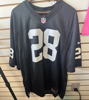 Nike Josh Jacobs #28 Raiders Jersey Black NFL On Field Men's XL | eBay