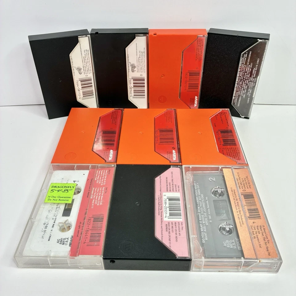 Lot Of 10 Cassette Tapes 80s Michael Jackson, Jacksons, Whitney Houston *READ* - Image 2 of 4