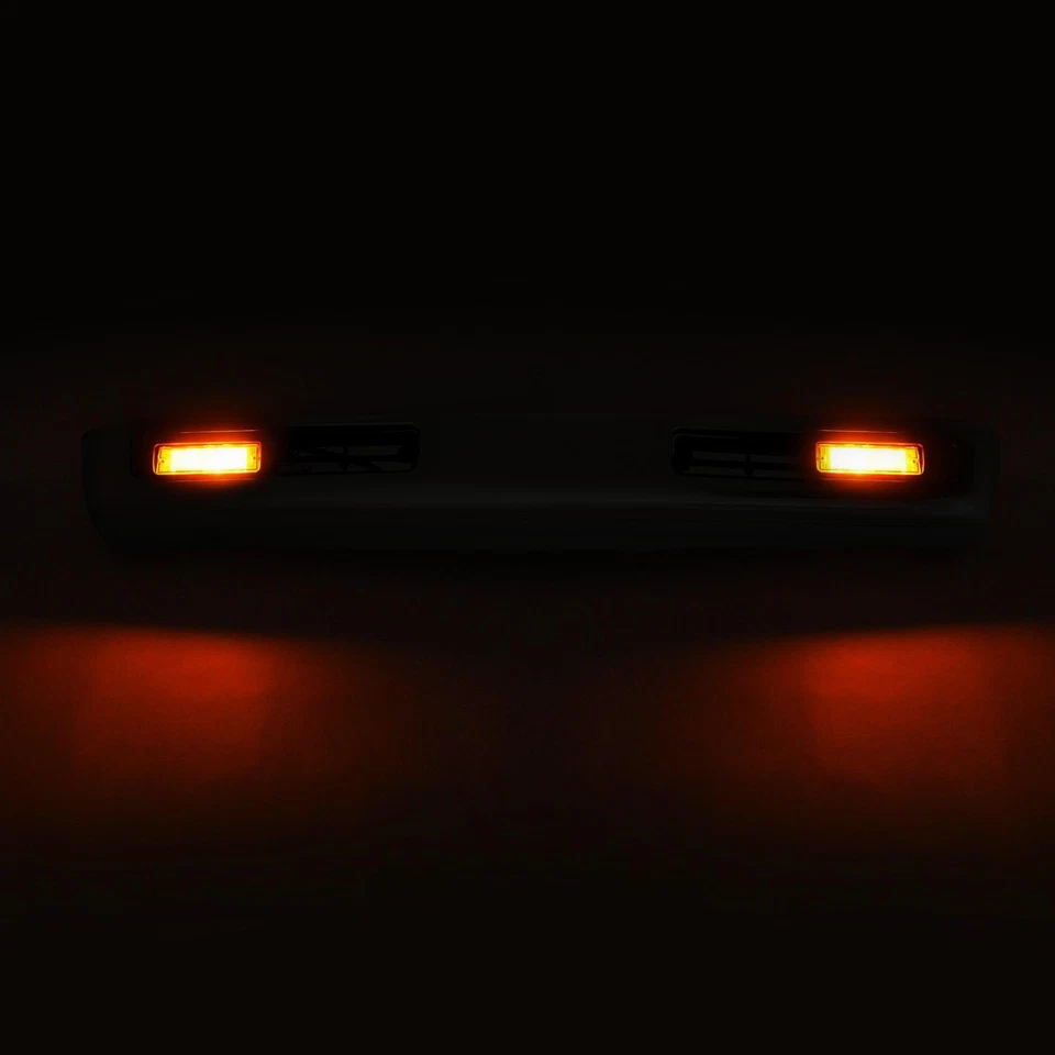 Front Bumper Kit W/Turn Signal Light & Bracket & Bezel For 1996-97 Nissan Pickup - Imagem 4 de 4