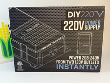 DIY220 Quick Connect 220V Power Supply, Power 208-240 Volts from Two Separate